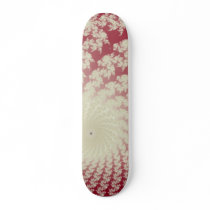 Smooth Red Whirlpool Skate Board Deck