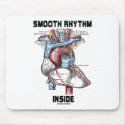Smooth Rhythm Inside (Medical Anatomical Heart) mousepads