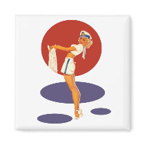 Smooth Sailing Refrigerator Magnet