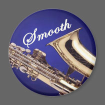 Smooth Saxophone magnets