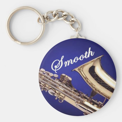 Smooth Saxophone Keychain