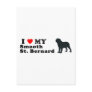 Smooth St Bernard Postcards