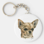 Smoothcoat chihuahua key chain