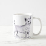 Smoothcoat chihuahua - standing coffee mugs