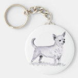 Smoothcoat chihuahua - standing keychains