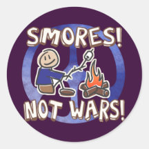 S'mores Not Wars Stickers