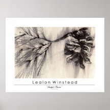 Smudged Pinecone Posters
