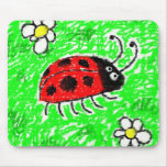Smudgy Ladybug Mouse Mats