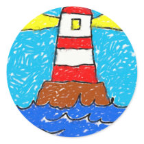 Smudgy Lighthouse Sticker