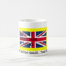 smug yellow, GREAT BRITISH SMUG...TIME FOR TEA!