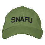 SNAFU embroidered hats