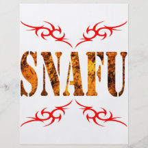 SNAFU FULL COLOR FLYER