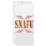SNAFU RACK CARD DESIGN
