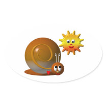 Snail and smiling sun