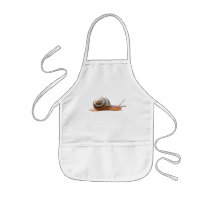 Snail ~ baby bib apron
