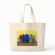 snail tote bag