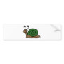 snail bumper sticker