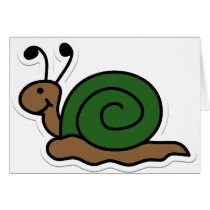 snail greeting cards