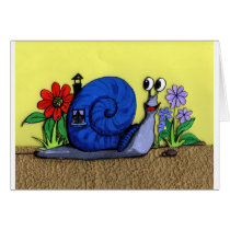 snail greeting cards