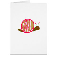 Snail Mail notes Greeting Cards