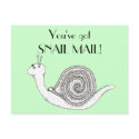 Snail Mail postcards
