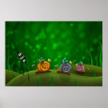 Snail Racing Poster