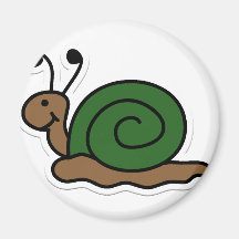 snail refrigerator magnet