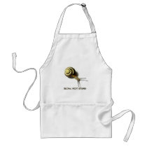SNAIL WITH CAPTION FROM JUNGLEWALK.COM APRON