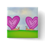 Snails in Love buttons
