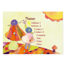 Snails on Mushrooms Business Cards