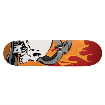 Snake and Skull Graphic Skateboard Decks by LifeEmbellished