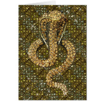 snake bling cards