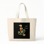 Snake charmer canvas bag