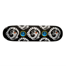 SNAKE  DRAGON, Black,White Red Ruby ,Blue Sapphire Skate Decks