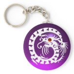 SNAKE DRAGON,white,red  ruby,purple amethyst keychains
