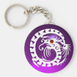 SNAKE DRAGON,white,red  ruby,purple amethyst Key Chains
