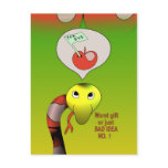 Snake has a bad idea postcards