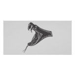 snake-head-vector photo cards