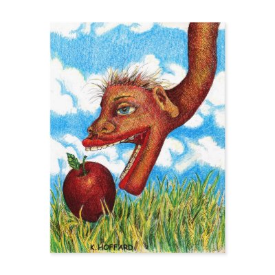 "Snake in the Grass" Post Card by Hoffard