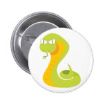Snake Pinback Button