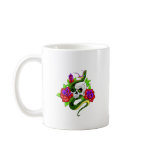 Snake, Skull, and Skull mugs