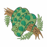 Snake with tree embroidered shirts
