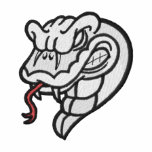 Snakes embroidered shirts
