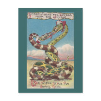 Snakes in a Lover's Knot Postcard