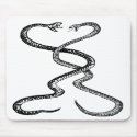Snakes in Combat Mouse pad mousepads