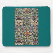 Snakeshead design by William Morris Mouse Mat