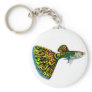 Snakeskin Cobra Guppy Keychain