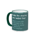 SNAPSHOTS INSTEAD OF MONEY mugs