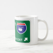 Snare Drum Next Exit Coffee Mugs