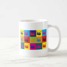 Snare Drum Pop Art Mugs